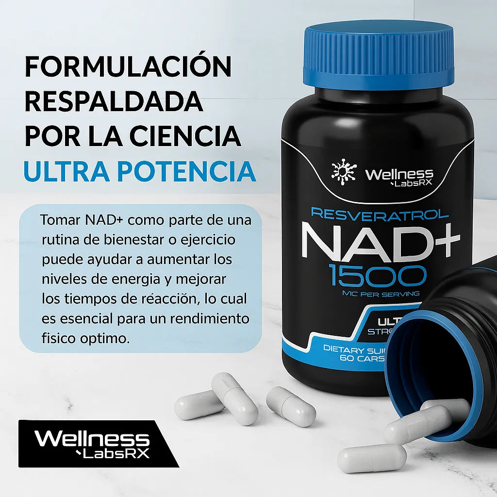 Suplemento liposomal NAD+ - Energía y Juventud™