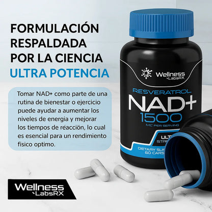 Suplemento liposomal NAD+ - Energía y Juventud™